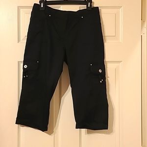 Black Pedal Pushers